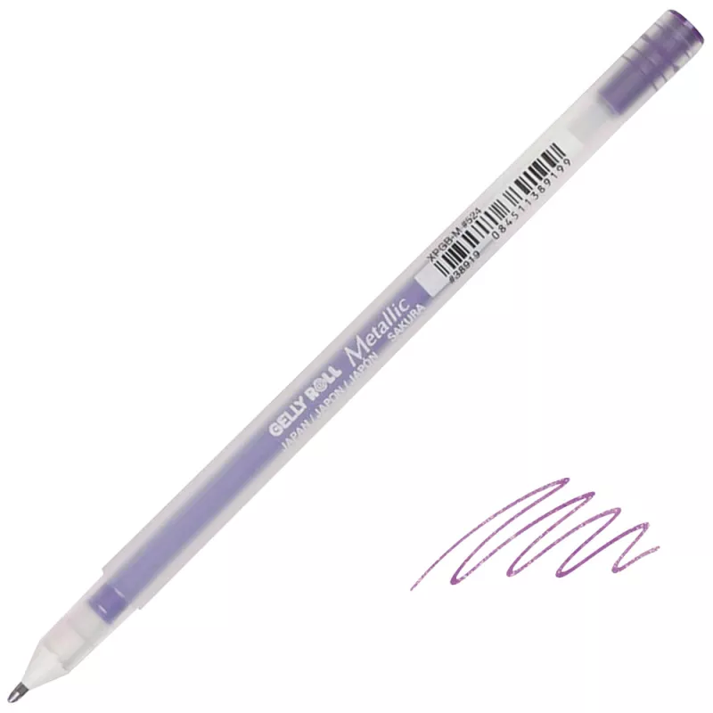 Gelové fixy Gelly METALLIC - varianty - Metallic 524 Purple Sakura