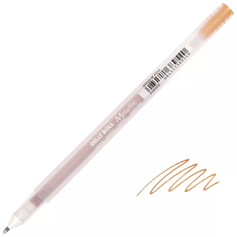 Gelové fixy Gelly METALLIC - varianty - Metallic 554 Copper Sakura