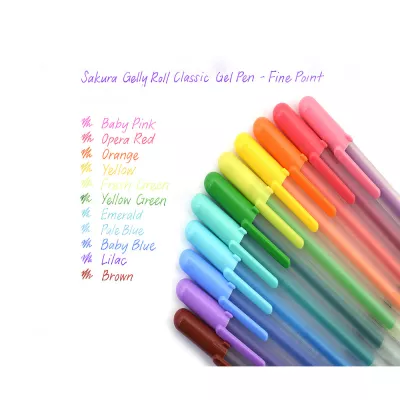 Gelové fixy Gelly CLASSIC 06 - varianty Sakura