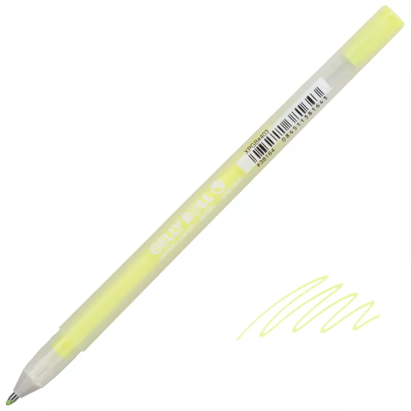 Gelové fixy Gelly MOONLIGHT - varianty - 403 Fluo Yellow Sakura