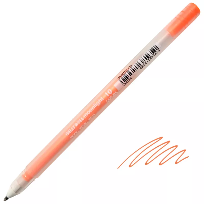 Gelové fixy Gelly MOONLIGHT - varianty - 405 Fluo Orange Sakura