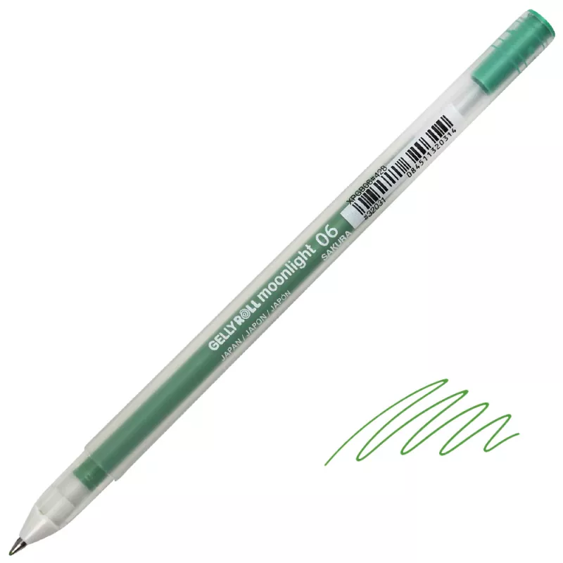 Gelové fixy Gelly MOONLIGHT - varianty - 428 Leaf Green Sakura