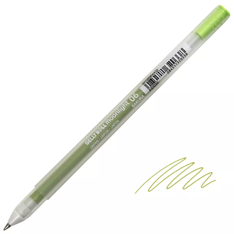 Gelové fixy Gelly MOONLIGHT - varianty - 432 Fresh Green Sakura