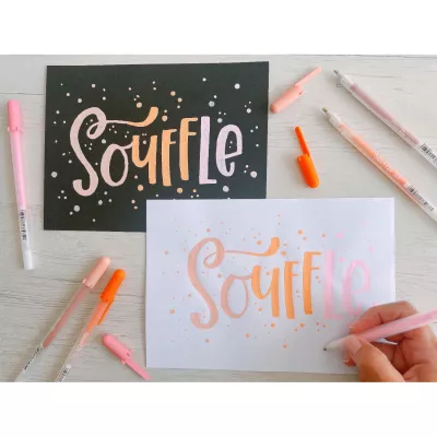 Gelové fixy Gelly SOUFFLE 3D - varianty Sakura