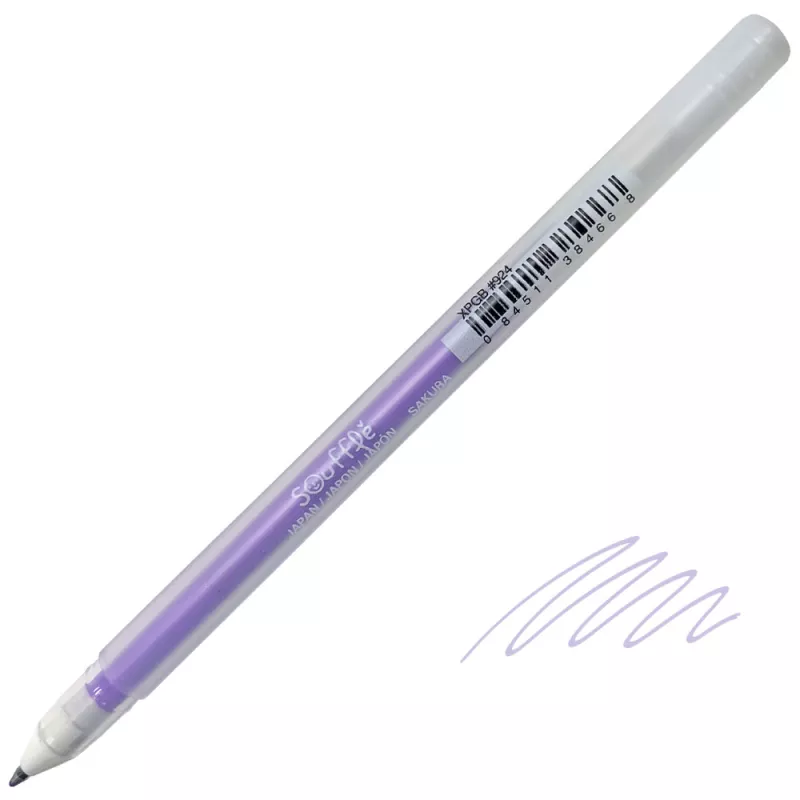 Gelové fixy Gelly SOUFFLE 3D - varianty - Souffle 3D Purple Sakura