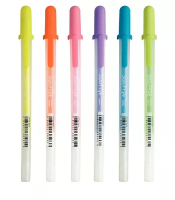 Gelové fixy Gelly SOUFFLE 3D - varianty | Souffle 3D Yellow, Souffle 3D Orange, Souffle 3D Light Orange, Souffle 3D Pink, Souffle 3D Purple, Souffle 3D Light Green, Souffle 3D Green, Souffle 3D Blue, Souffle 3D Gray, Souffle 3D White