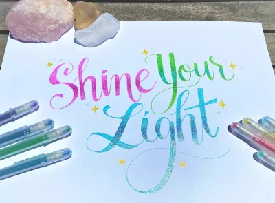 Gelové fixy Gelly STARDUST - varianty Sakura