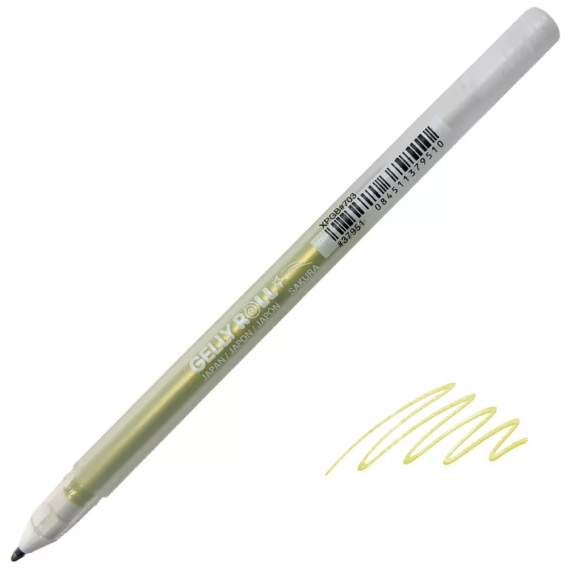 Gelové fixy Gelly STARDUST - varianty - Stardust 703 Golden Sparkle Sakura