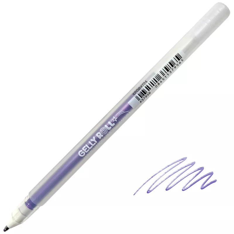 Gelové fixy Gelly STARDUST - varianty - Stardust 724 Purple Sparkle Sakura