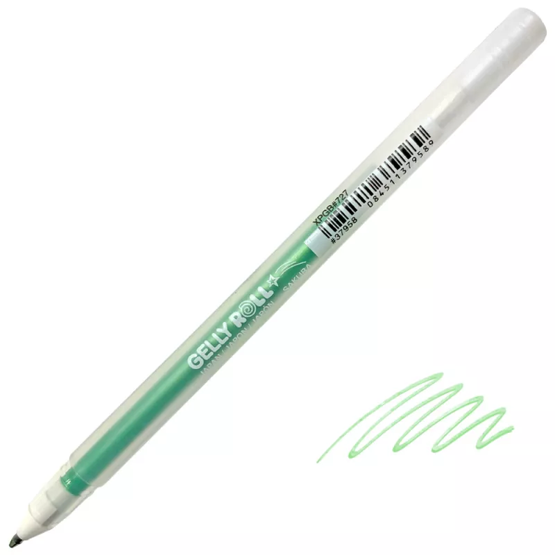 Gelové fixy Gelly STARDUST - varianty - Stardust 727 Lime Sparkle Sakura