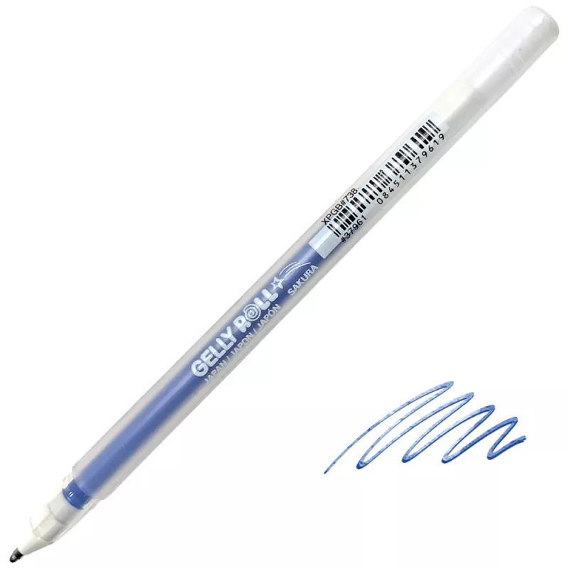 Gelové fixy Gelly STARDUST - varianty - Stardust 738 Marine Sparkle Sakura