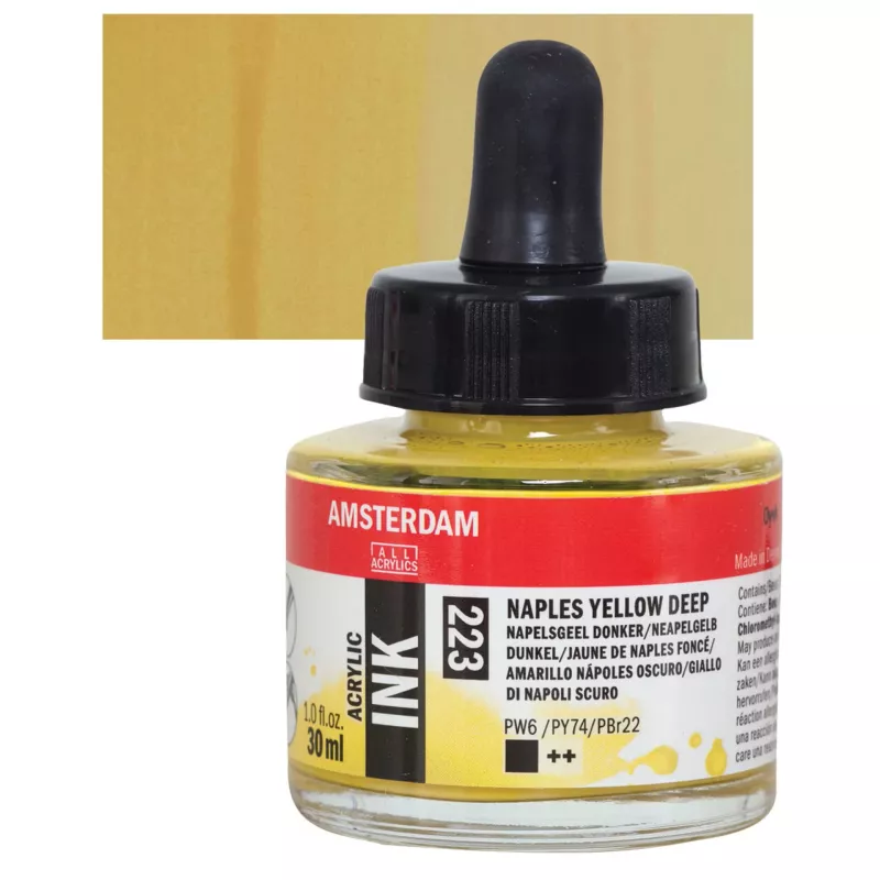 Inkoust akryl Amsterdam 30ml - varianty - 223 Naples Yellow Deep Royal Talens
