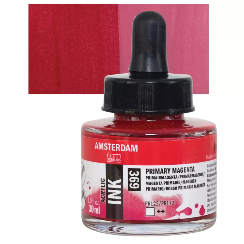 Inkoust akryl Amsterdam 30ml - varianty - 369 Primary Magenta Royal Talens