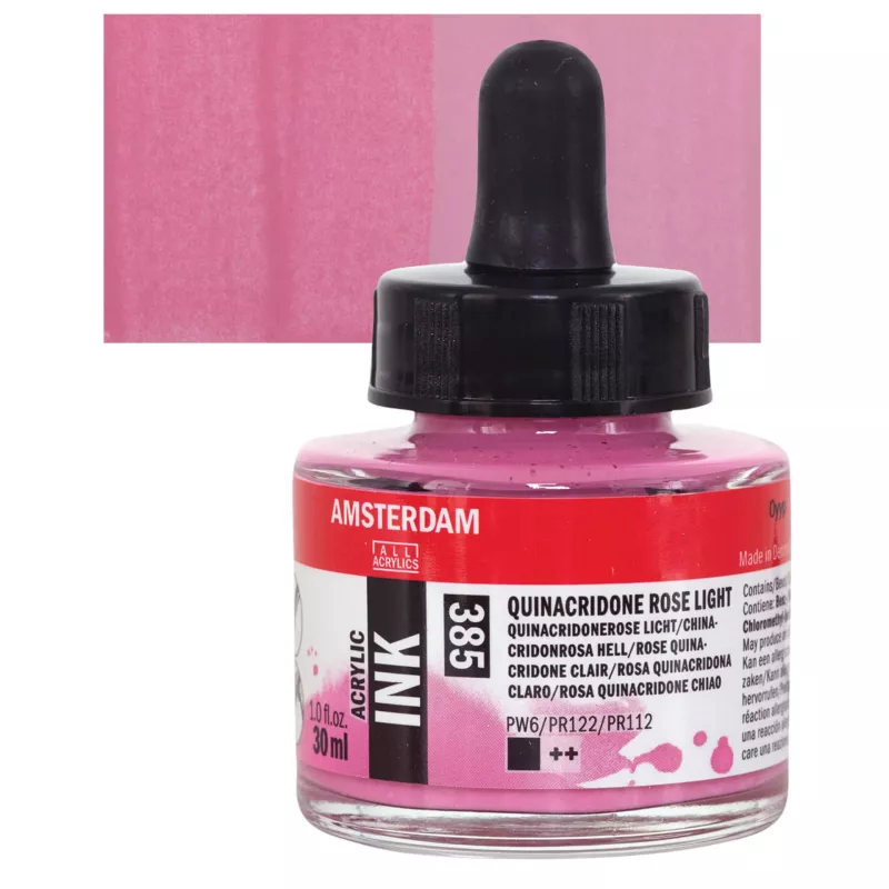 Inkoust akryl Amsterdam 30ml - varianty - 385 Quinarose Light Royal Talens