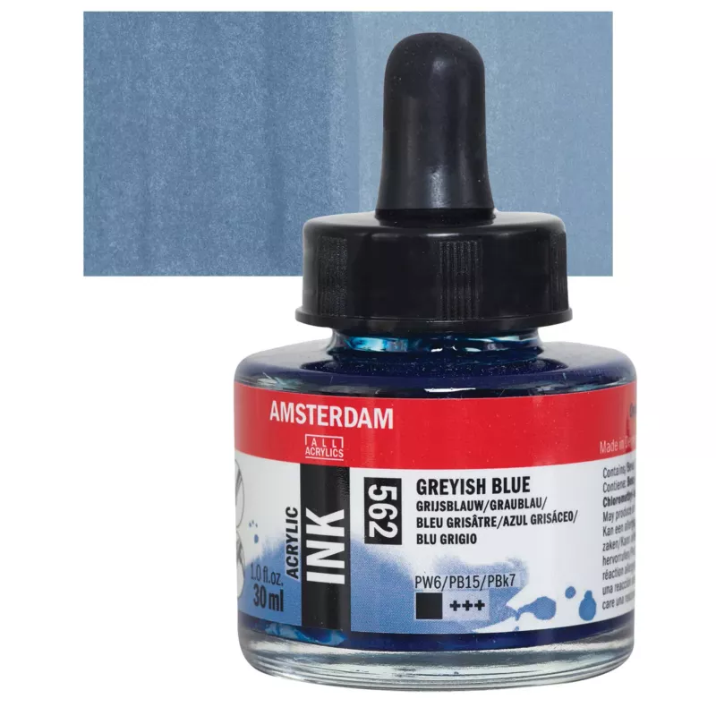 Inkoust akryl Amsterdam 30ml - varianty - 562 Greyish Blue Royal Talens