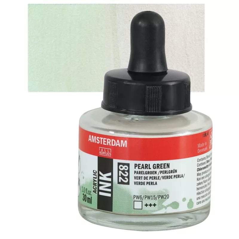 Inkoust akryl Amsterdam 30ml - varianty - 822 Pearl Green Royal Talens