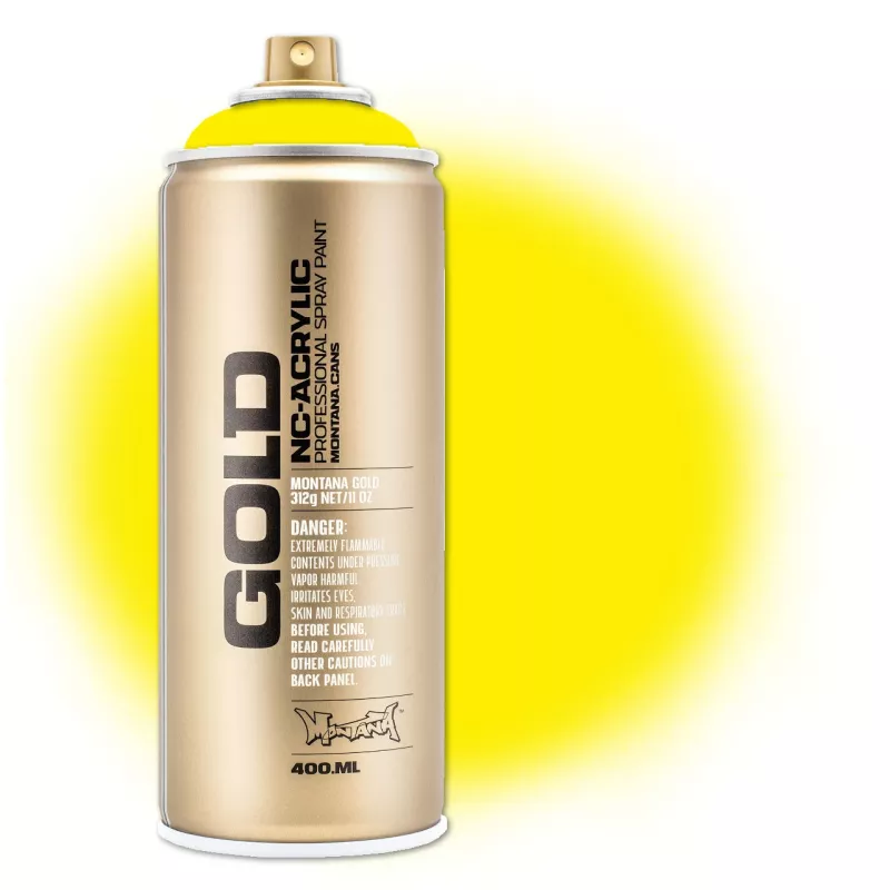 Montana GOLD 400 ml - varianty - Fluorescent Yellow F1000