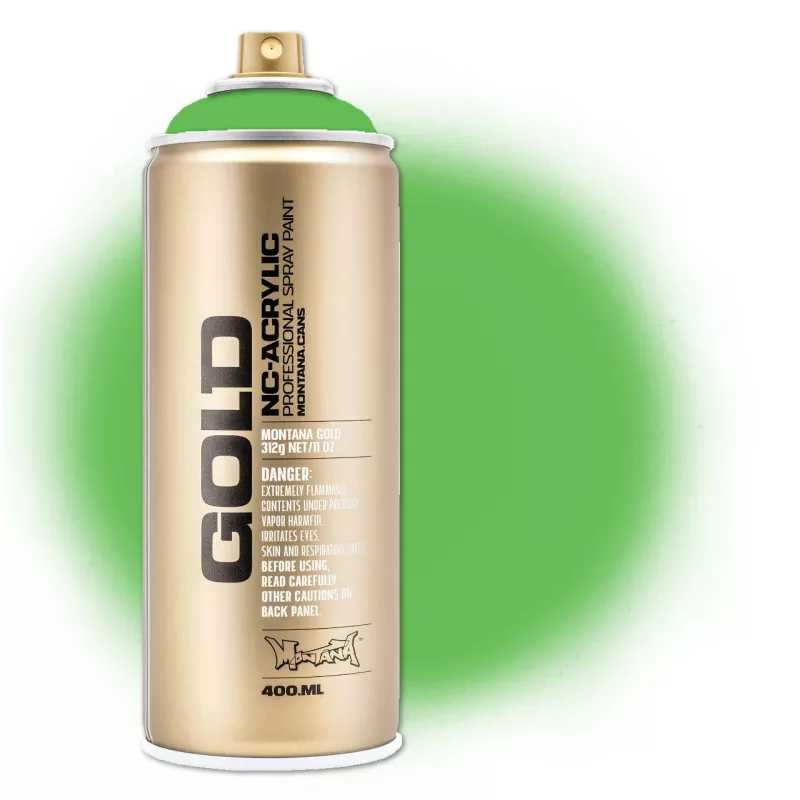 Montana GOLD 400 ml - varianty - Fluorescent Zelená F6000