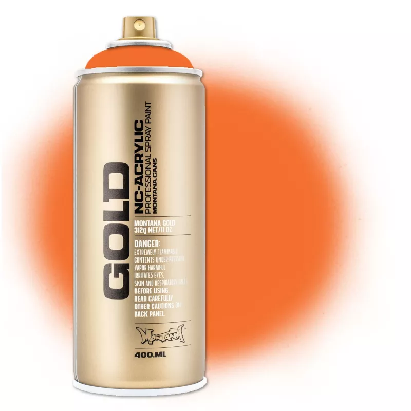 Montana GOLD 400 ml - varianty - Orange G2070