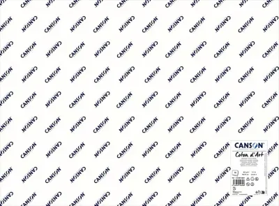 Akvarelové archy Canson Coton d’Art, 56 x 76 cm - HP - 10 listů, 300 g/m²