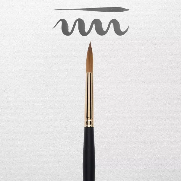 Akvarelový štětec Rembrandt, série 110 - Red Sable - varianty - Red Sable, kulatý, č.9