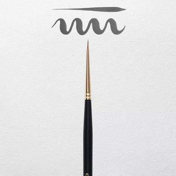 Akvarelový štětec Rembrandt, série 110 - Red Sable - varianty - Red Sable, kulatý, č.000