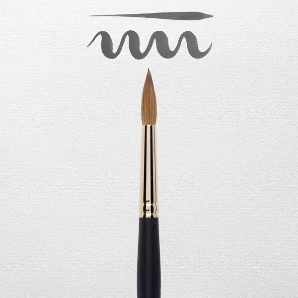 Akvarelový štětec Rembrandt, série 110 - Red Sable - varianty - Red Sable, kulatý, č.12