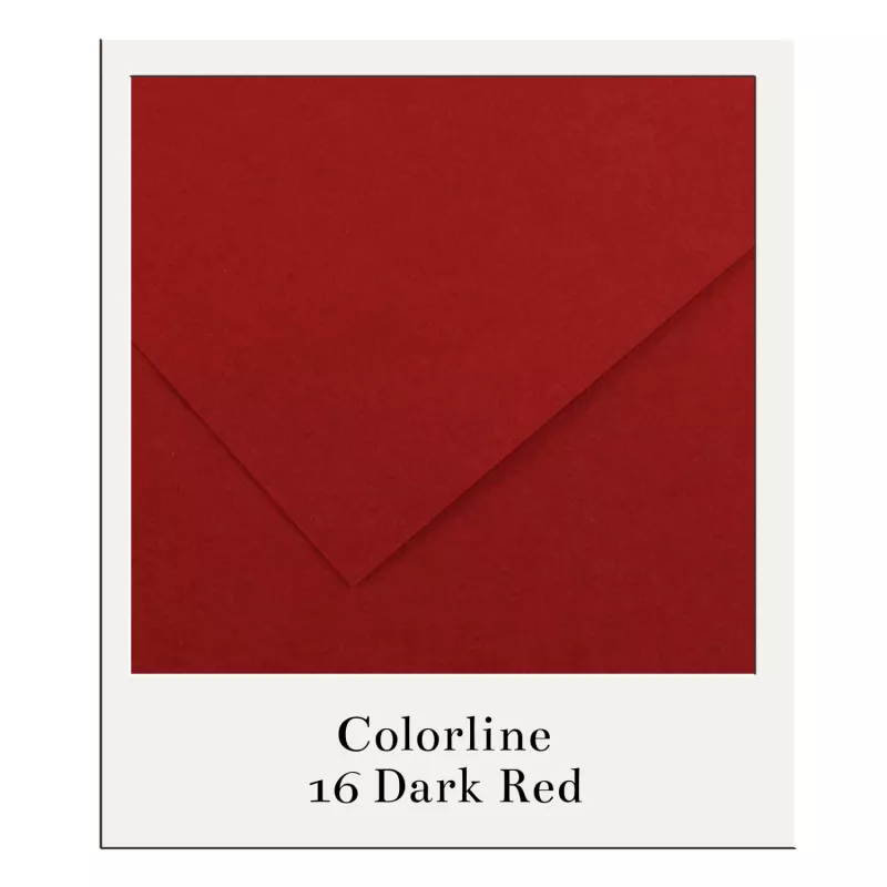 Barevný karton - COLORLINE (Canson) 220g - 70x100cm - varianty - 16 Dark Red