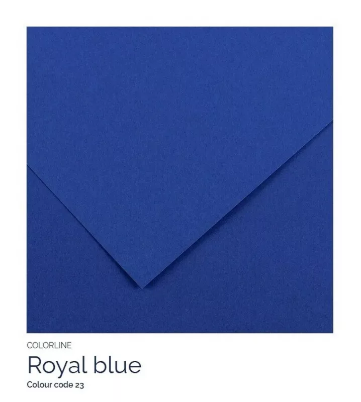 Barevný karton - COLORLINE (Canson) 220g - 70x100cm - varianty - 23 Royal Blue