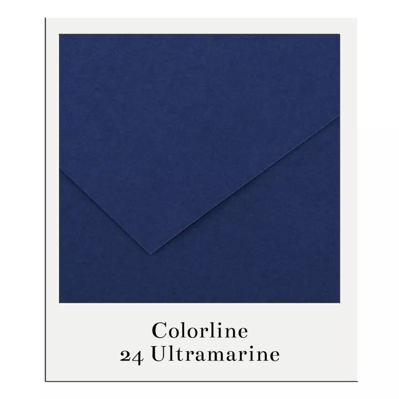 Barevný karton - COLORLINE (Canson) 220g - 70x100cm - varianty - 24 Ultramarine
