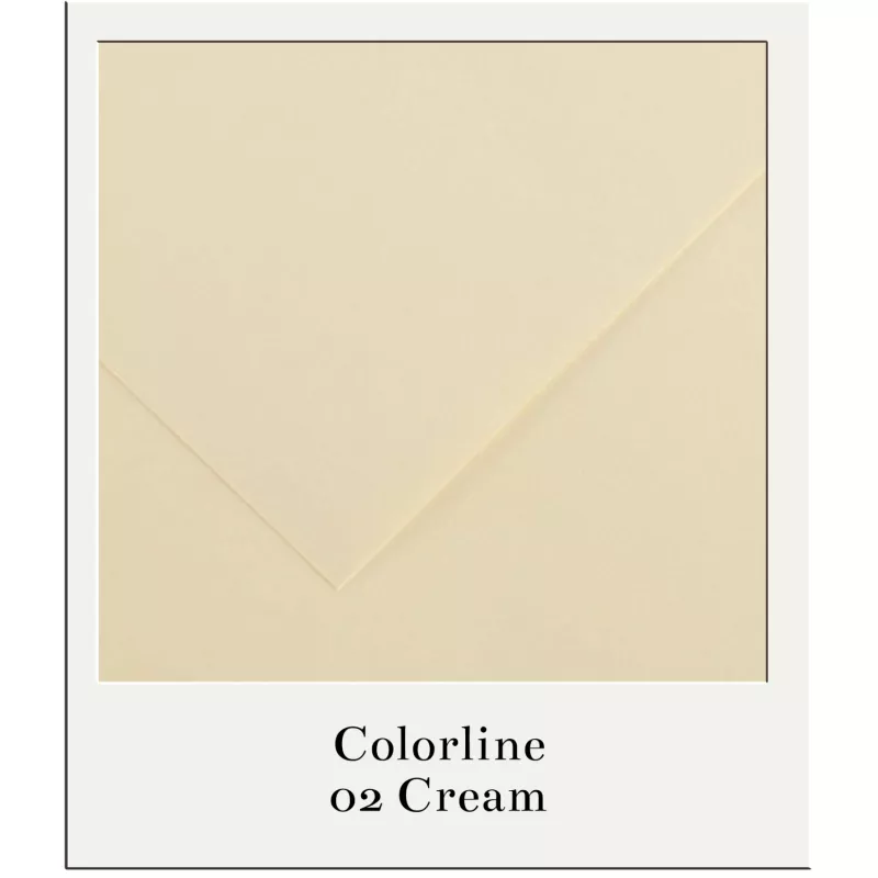 Barevný karton - COLORLINE (Canson) 220g - 70x100cm - varianty - 02 Cream