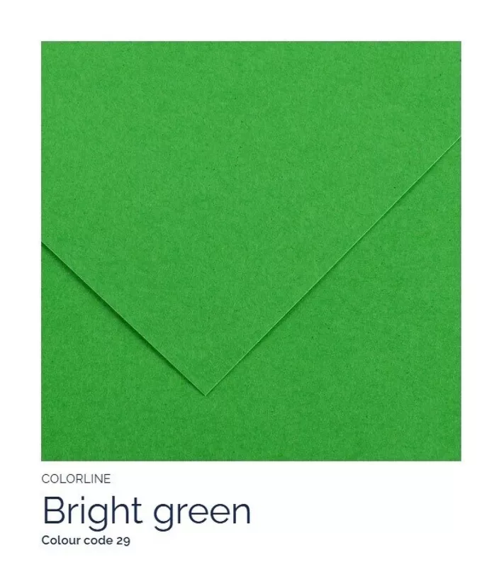 Barevný karton - COLORLINE (Canson) 220g - 70x100cm - varianty - 29 Bright Green