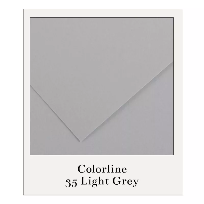 Barevný karton - COLORLINE (Canson) 220g - 70x100cm - varianty - 35 Light Grey