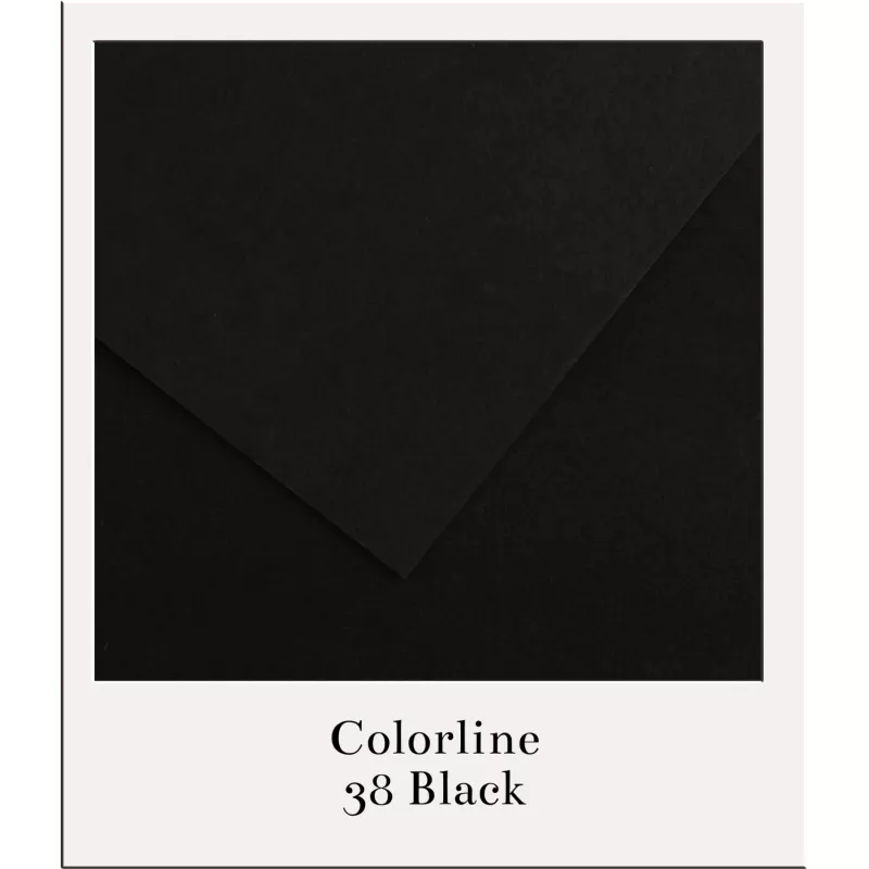 Barevný karton - COLORLINE (Canson) 220g - 70x100cm - varianty - 38 Black