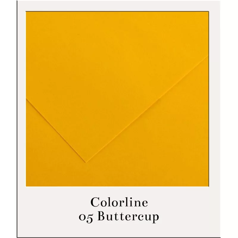 Barevný karton - COLORLINE (Canson) 220g - 70x100cm - varianty - 05 Buttercup