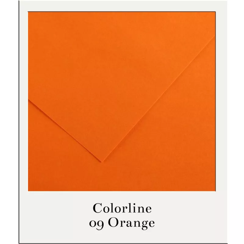 Barevný karton - COLORLINE (Canson) 220g - 70x100cm - varianty - 09 Orange
