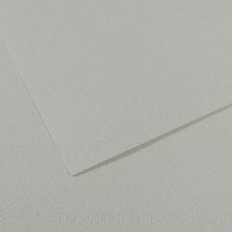 Barevný papír CANSON MI-TEINTES 21x29,7cm formát A4 (160g/m2) - 48 odstínů - 354 - Sky grey