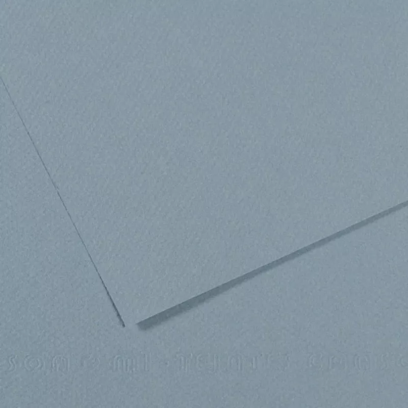 Barevný papír CANSON MI-TEINTES 21x29,7cm formát A4 (160g/m2) - 48 odstínů - 490 - Light blue