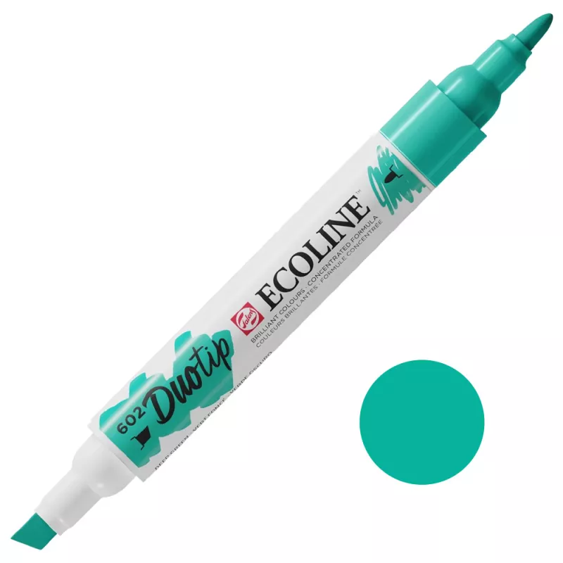 Fixy Ecoline Duotip - varianty - 602 Deep Green