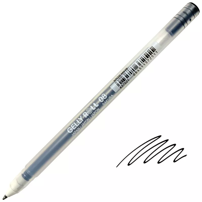 Gelové fixy Gelly CLASSIC 08 - varianty - Classic 08 Black Royal Talens