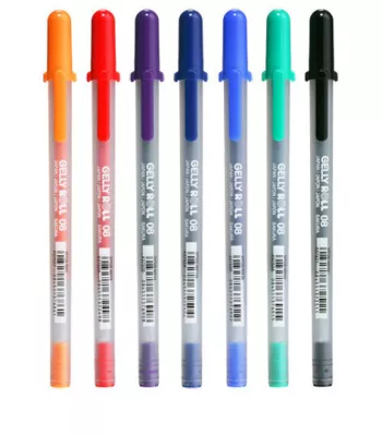 Gelové fixy Gelly CLASSIC 08 - varianty | Classic 08 Brown, Classic 08 Royal Blue, Classic 08 Red, Classic 08 Pink, Classic 08 Burgundy, Classic 08 Purple, Classic 08 Green, Classic 08 Blue, Classic 08 Black, Classic 08 Orange
