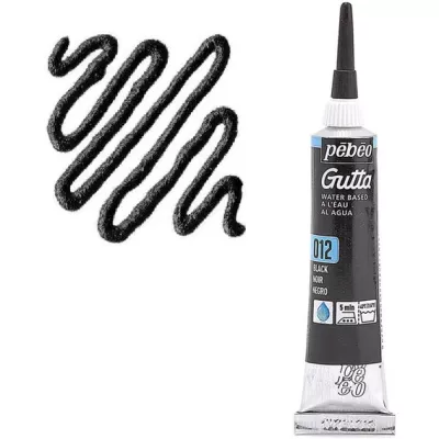 Gutta č.12 - 20ml  černá (Pébéo)