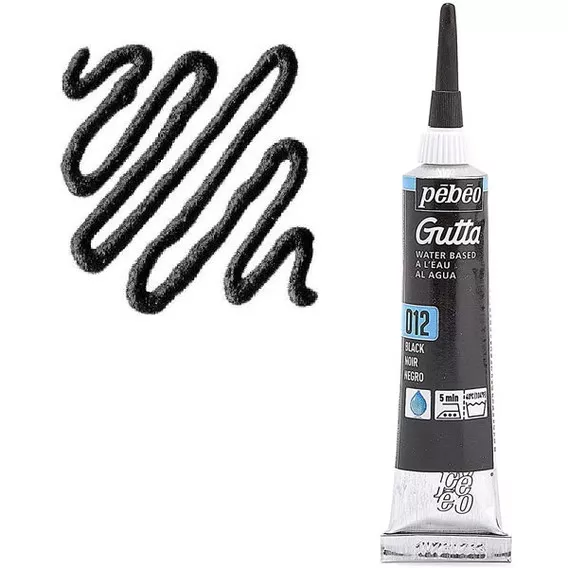 Gutta č.12 - 20ml černá (Pébéo) Pebeo