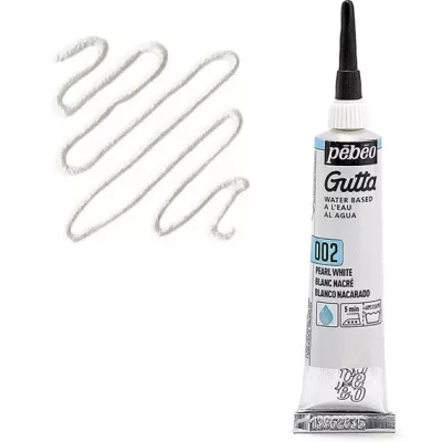 Gutta č.2 - 20ml  perleťově bílá (Pébéo)