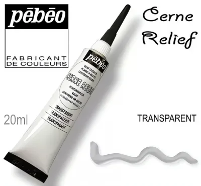 Kontura CERNE RELIEF č.773620 (Pébéo) - 20ml průhledná