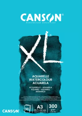 Lepené akvarelové skicáky Canson XL Aquarelle - varianty