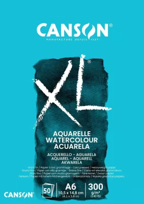 Lepené akvarelové skicáky Canson XL Aquarelle - varianty