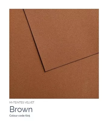Mi-Teintes VELVET sametový pastel papír 430g 50x65 - varianty Canson