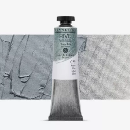 Olejová barva Sennelier Rive Gauche 40ml - 029 Silver