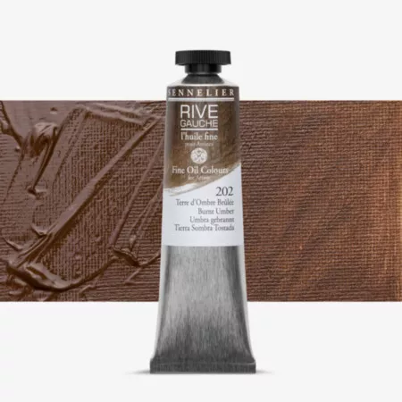 Olejová barva Sennelier Rive Gauche 40ml - 202 Burnt Umber